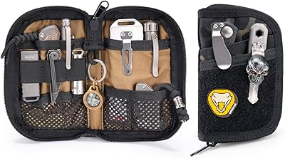 Sac à outils vibrant v10 organisateur de poche edc pour hommes