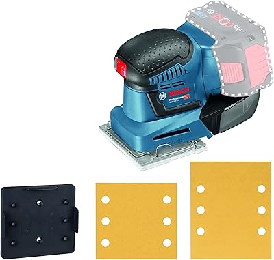 Ponceuse rotative sans fil bosch gss, 18 volts, 2 x 4,0 a, l-boxx-06019d0260