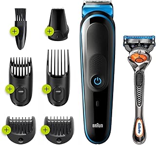 Tondeuse à cheveux 7 en 1 braun mgk5245, pour tailler la barbe