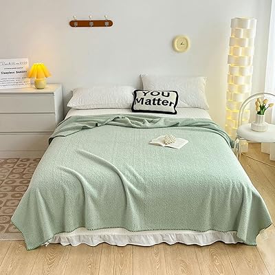 Couverture de lit polaire douce king size en fil de plumes pour lit