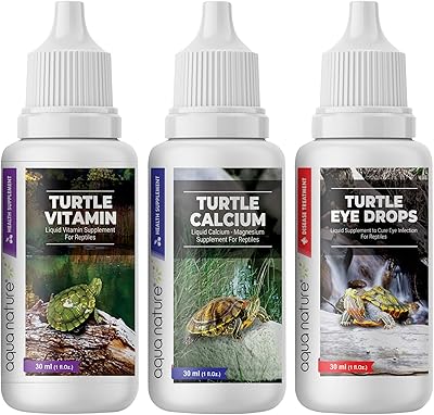 Gouttes spéciales pour les yeux de tortue aqua nature, gouttes de vitamine