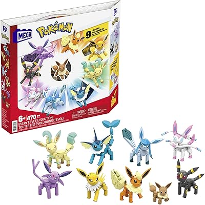 Jouets de construction de figurines mega pokemon pour enfants, chaque évolution d'ivy avec 470 pièces, 9 figurines articulées, idée cadeau. Toutes les catégories, tous les prix sur Diaytar