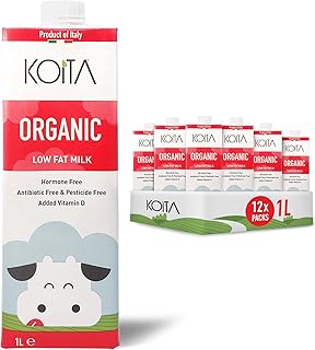Lait biologique faible en gras koita - paquet de 12