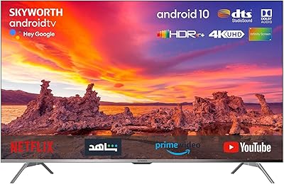Skyworth 65suc9300 écran 65 pouces google android 10.0 ultra hd 4k