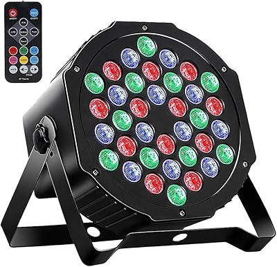 Lumières de scène mosviata 36 lumières sonores led rvb contrôle dmx