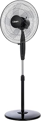 Cliquez sur un ventilateur électrique sur pied de 16 pouces avec grille