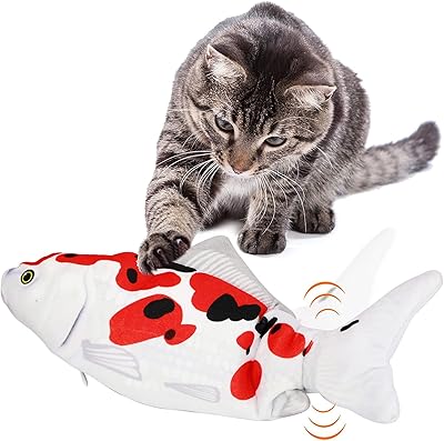Jouet pour chat, poisson souple, poisson de simulation, poisson sauteur, poisson remuant