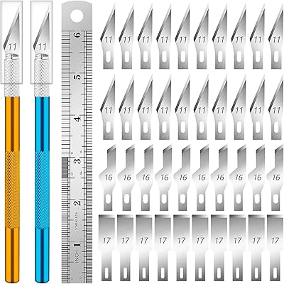 Couteau à découper de précision wawasia pour travaux manuels, ensemble de couteaux