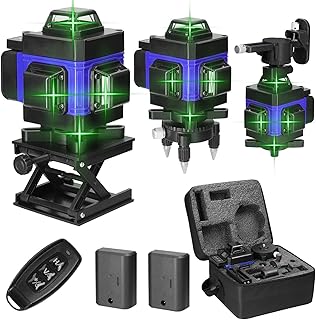 Appareil auto-nivelant morelian 4d 16 lignes laser, port usb rechargeable en 3 étapes