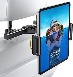 Support d'appui-tête de tablette de voiture lamicall - support de tablette d'appui-tête