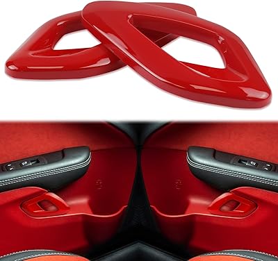 Couvercle de poignée de porte intérieure mejiao pour dodge challenger 2011-2020
