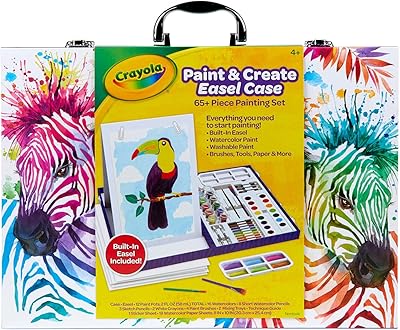Ensemble de peinture et chevalet de table crayola, ensemble de peinture pour enfants