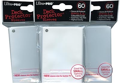 Fournitures de cartes ultra pro yugioh deck protector sleeves blanc 60pcs