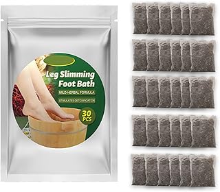 Trempage des pieds au gingembre pour le drainage lymphatique, 30 pièces sacs