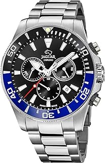 Montre pour homme jaguar j861/7 accessi collection 43,5 mm, bracelet en acier noir
