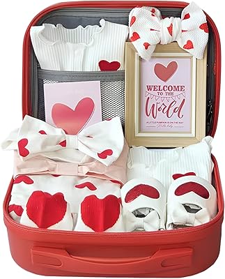 Coffret cadeau nouveau-né citrouille ensemble de vêtements de base en coton pour bébés