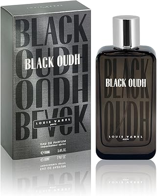 Louis varel, eau de parfum black oud pour unisexe, 100 ml