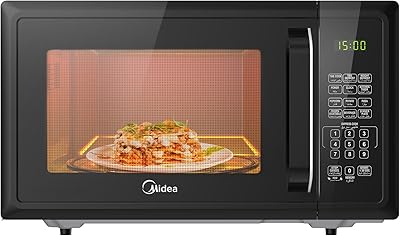 Four à micro-ondes numérique midea solo, capacité de 25 litres, 10 niveaux
