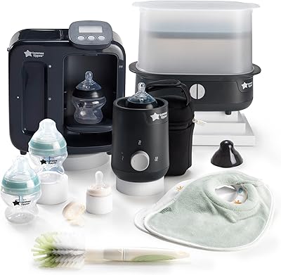Tommee tippee ultimate formula kit d'alimentation, stérilisateur électrique à vapeur, biberons closer to