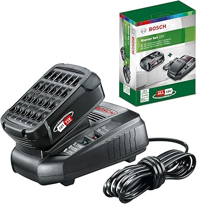 Kit de démarrage bosch - batterie et chargeur pour outils sans fil 18