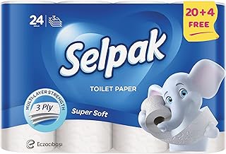 Papier toilette ultra doux sealpak 140 feuilles x 3 épaisseurs, paquet de 24