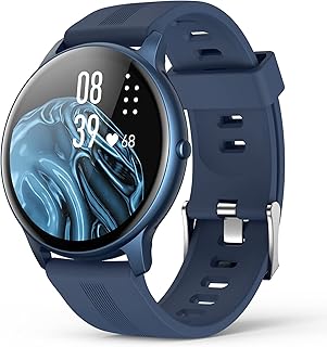 Montre intelligente agptek pour hommes et femmes, étanche ip68, avec écran tactile couleur