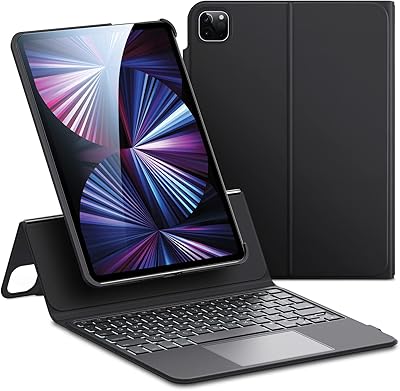 Étui avec clavier magnétique esr pour ipad pro 11 (2022/2021/2020/2018), ipad air 5/4