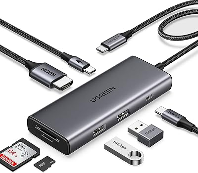 Hub usb c ugreen avec transfert de données 10 gbit/s, adaptateur usb c