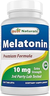 Best naturals mélatonine 10 mg (sans ogm) - aide à favoriser la relaxation