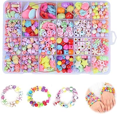 Kit de bricolage de perles de bijoux pour enfants et adultes pour fabriquer