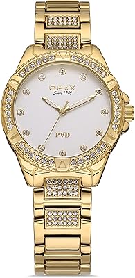 Montre analogique en métal pour femme de 32 mm avec cadran rond argenté