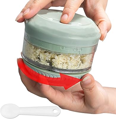 Mini hachoir manuel voisdek à ail outil de cuisine sans fil pour hacher