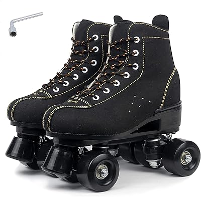 Chaussures de patins à roulettes classiques quad pour femmes et hommes, chaussures à