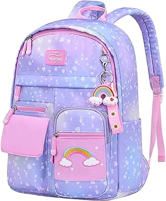 Sac à dos scolaire léger et imperméable au design moderne pour enfants, de grande capacité, adapté aux étudiants et aux filles, rose, taille unique. Votre supermarché en ligne au Sénégal, c'est Diaytar