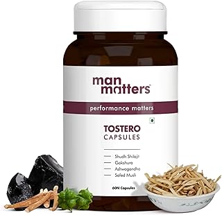 Man matters pure himalayan shilajit ashwagandha comprimés 500 mg par gold