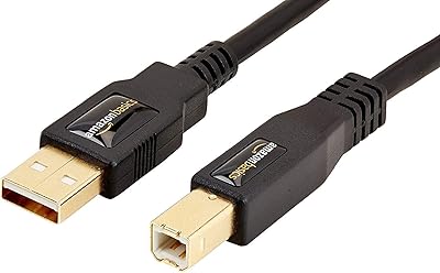 Câble amazonbasics usb 2.0 mâle a vers mâle b - 16 pieds