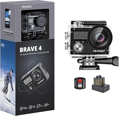 Caméra d'action axo brave 4 4k hd 20mp wifi sous l'eau 30 m