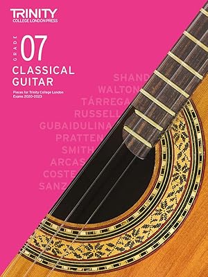 Pièces d'examen de guitare classique du trinity college de londres 2020-2023 : 7e