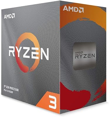 Amd ryzen 3 3300x (4c/8t, 18 mo de cache, boost maximum 4,3 ghz)