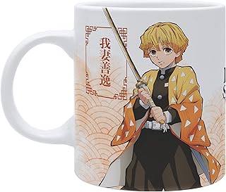Tasse abystyle demon slayer zenitsu et inosuke, capacité 320 ml