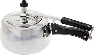 Marmite tuffware en aluminium avec couvercle intérieur, argent, 3 litres