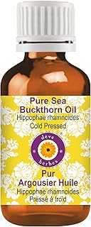Huile d'argousier pure dave herbs (hippophae rhamnoids) 100 % naturelle de qualité thérapeutique