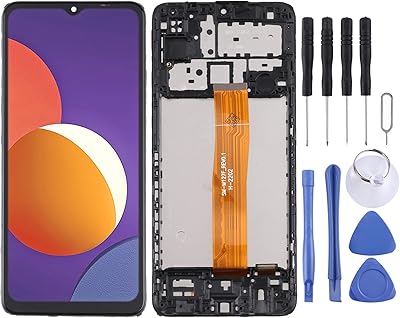 Écran lcd mobile pour numériseur samsung galaxy m12 sm-m127 avec cadre