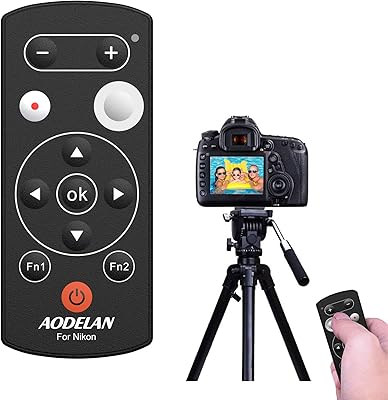 Télécommande d'appareil photo aodelan pour nikon p1000 compatible avec nikon coolpix p1000 b600