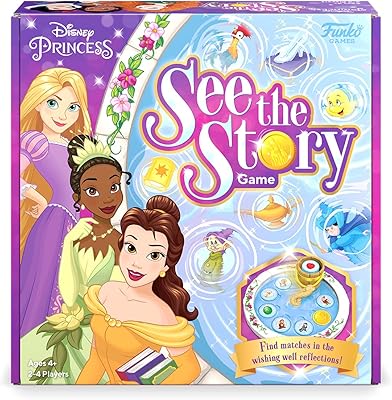 Jeux spéciaux funko : disney princess - jeu multicolore sea the story