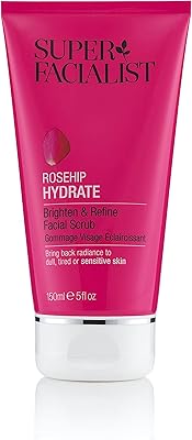 Exfoliant visage éclaircissant et raffiné à la rose, 150 ml, blanc, 150 ml