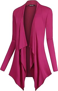 Cardigan ouvert sur le devant pour femme urban coco avec ourlet irrégulier