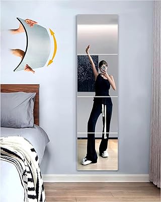 Miroir en acrylique souple mecacoz, miroir sans verre incassable sur toute la longueur