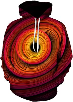 Sweat à capuche léger unisexe imprimé en 3d pour hommes pull