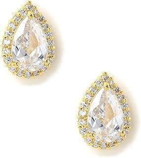 Boucles d'oreilles en cristal et zircone cubique